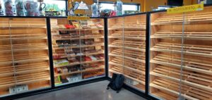 A store with many shelves of food and bags