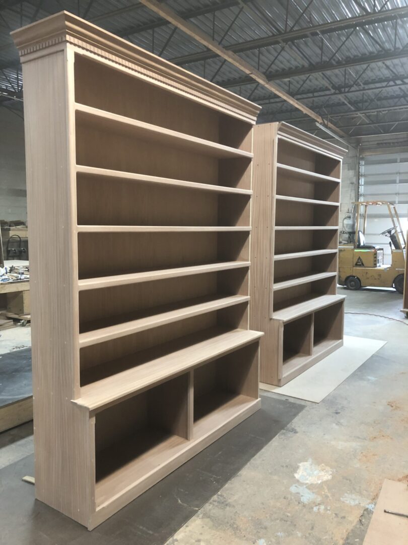 Cigarette Display Cabinet – Unfinished Mahogany