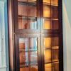 Residential Mahogany Bookcase custom wood product built by Newshams Woodshop