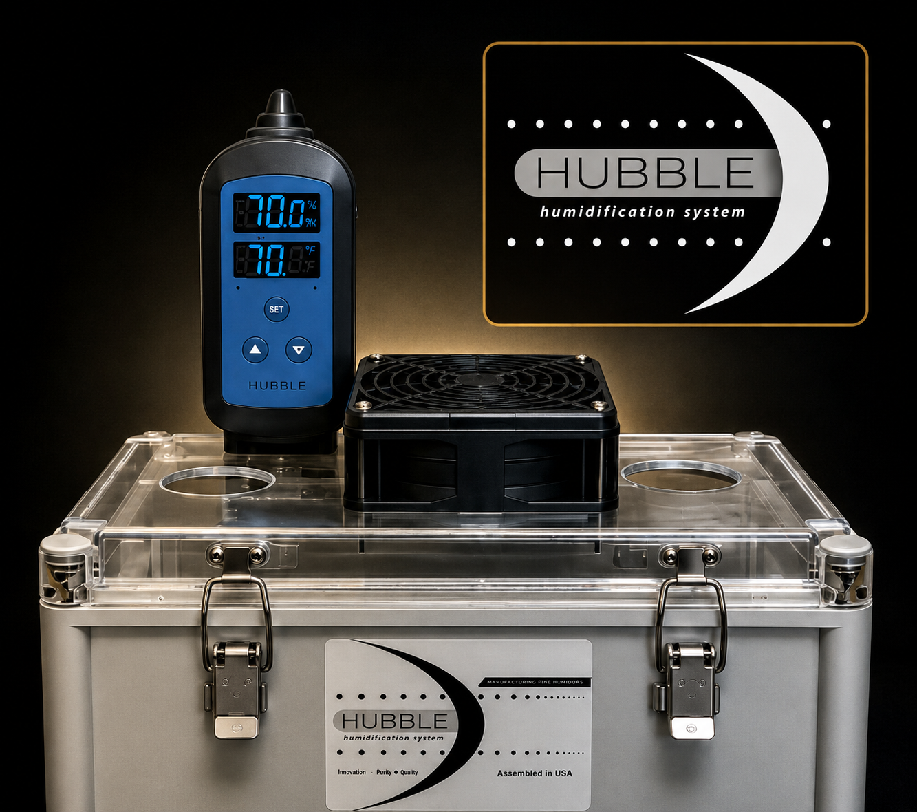 HUBBLE commercial humidor humidification system