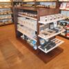 Gondola Inside Walk in Humidor walk-in cigar humidor with Spanish cedar racking