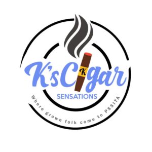 A logo of k 's cigar sensations