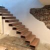 Floating Steps custom wood product built by Newshams Woodshop