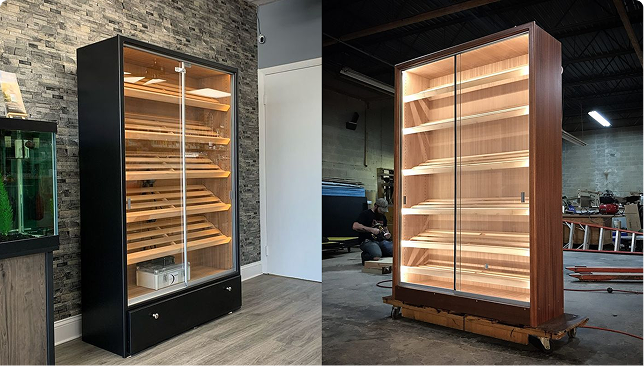 Cigar Humidors custom wood product by Newshams Woodshop