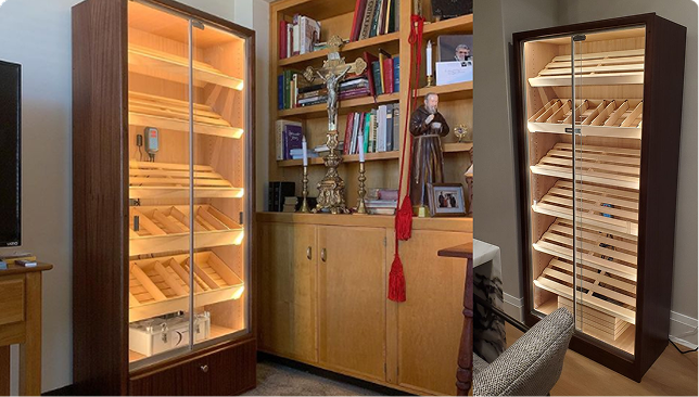 Cigar Humidors custom wood product by Newshams Woodshop