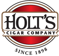 A green background with the holt 's cigar company logo.
