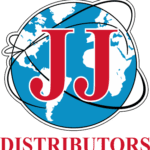 A picture of the logo for jj distributors.
